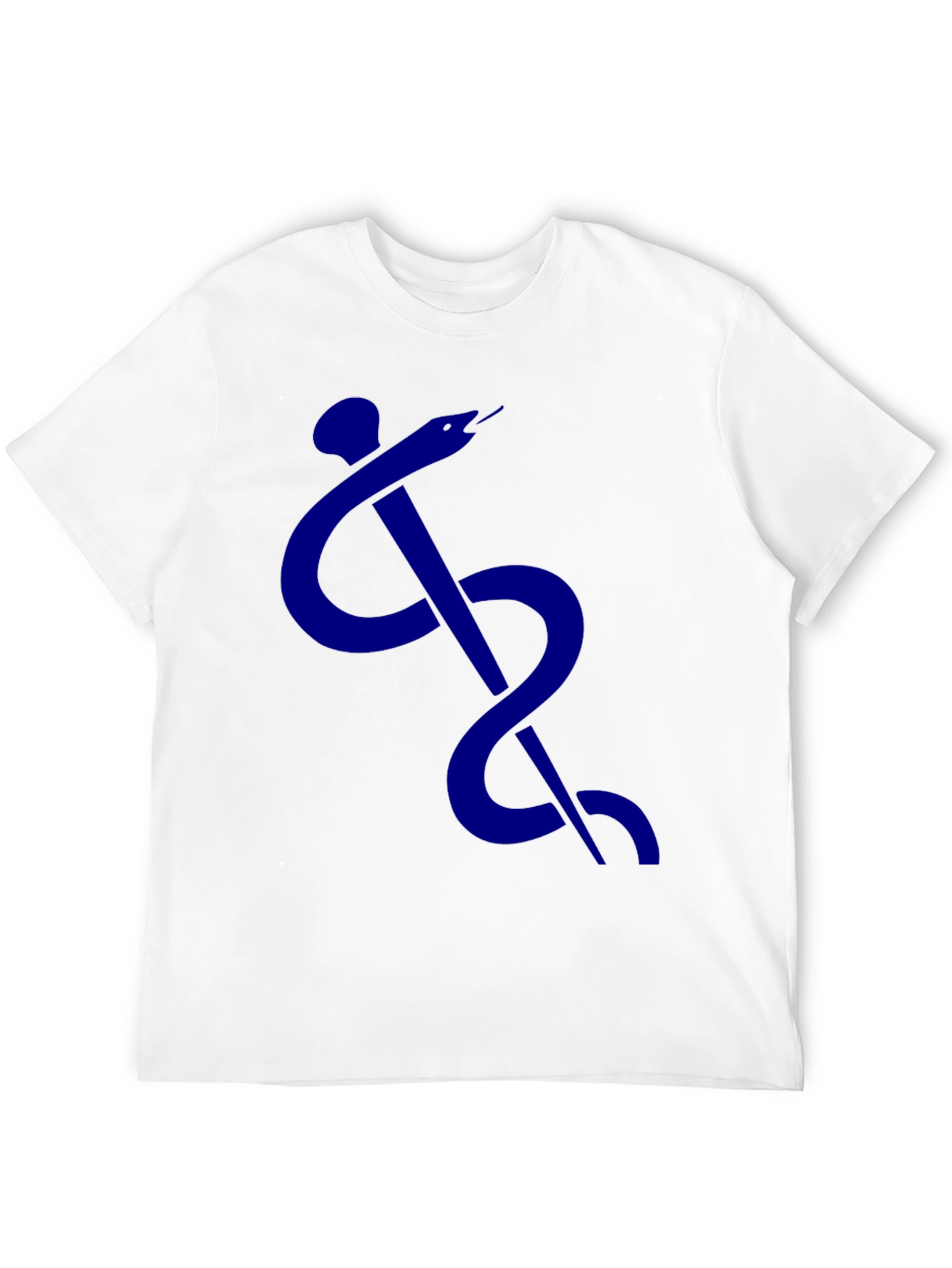 Caduceus Symbol T-Shirt - Classic Medical Design