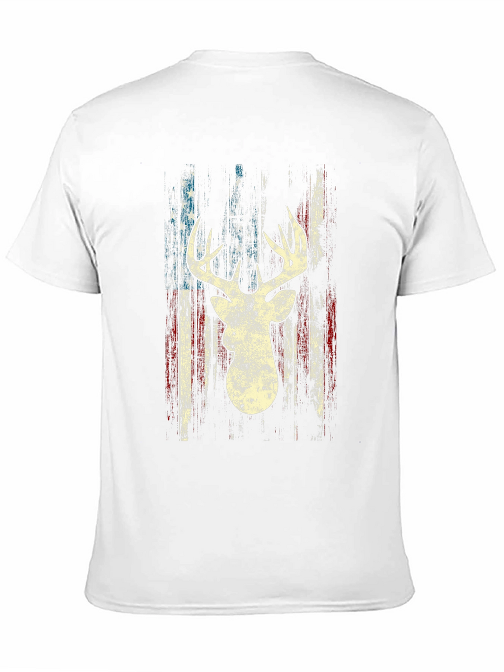 Deer Silhouette American Flag Graphic Tee