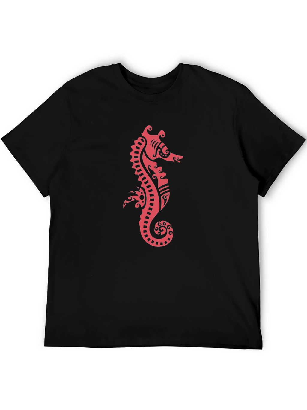 Black Seahorse Graphic Tee