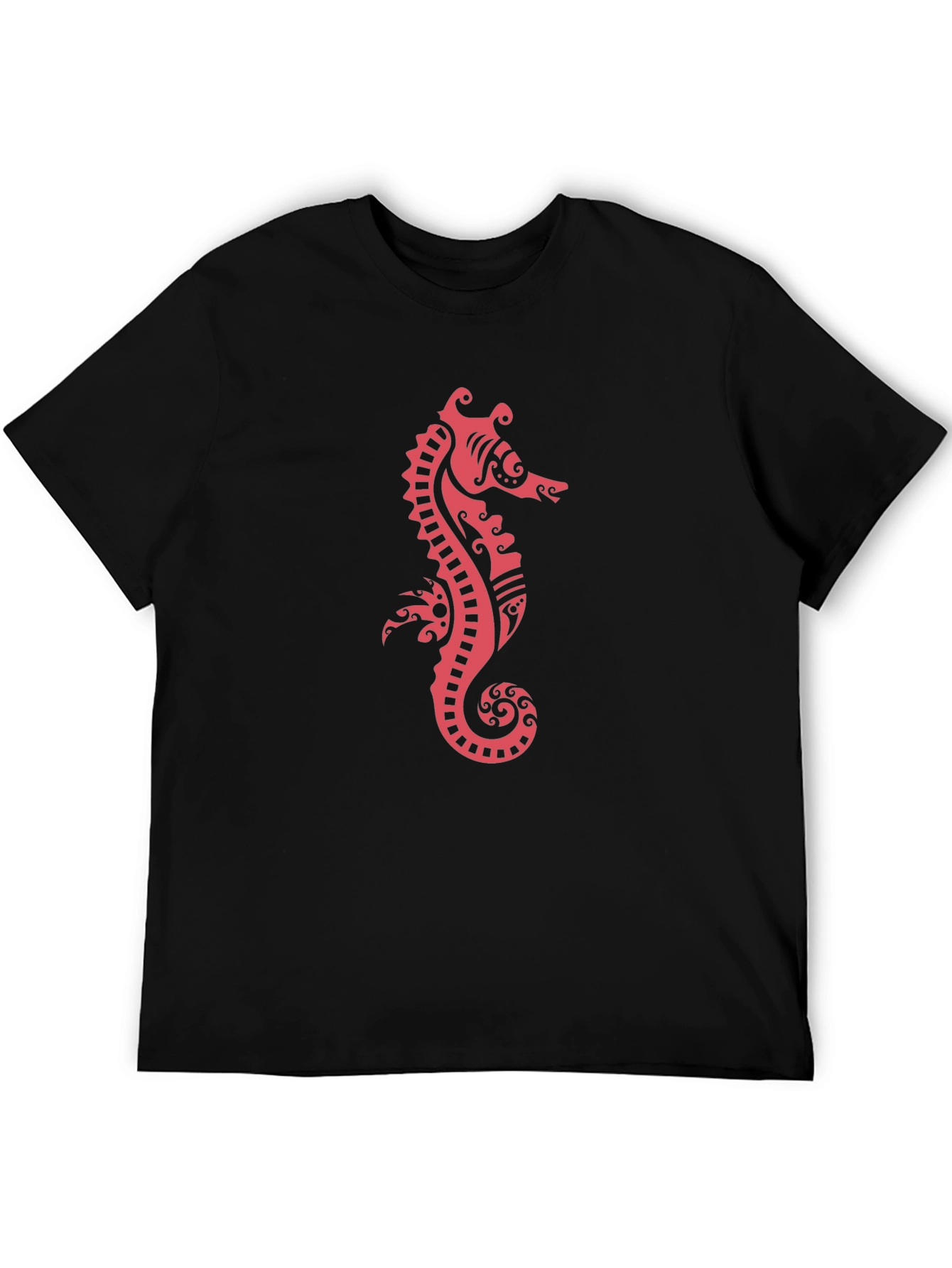 Black Seahorse Graphic Tee
