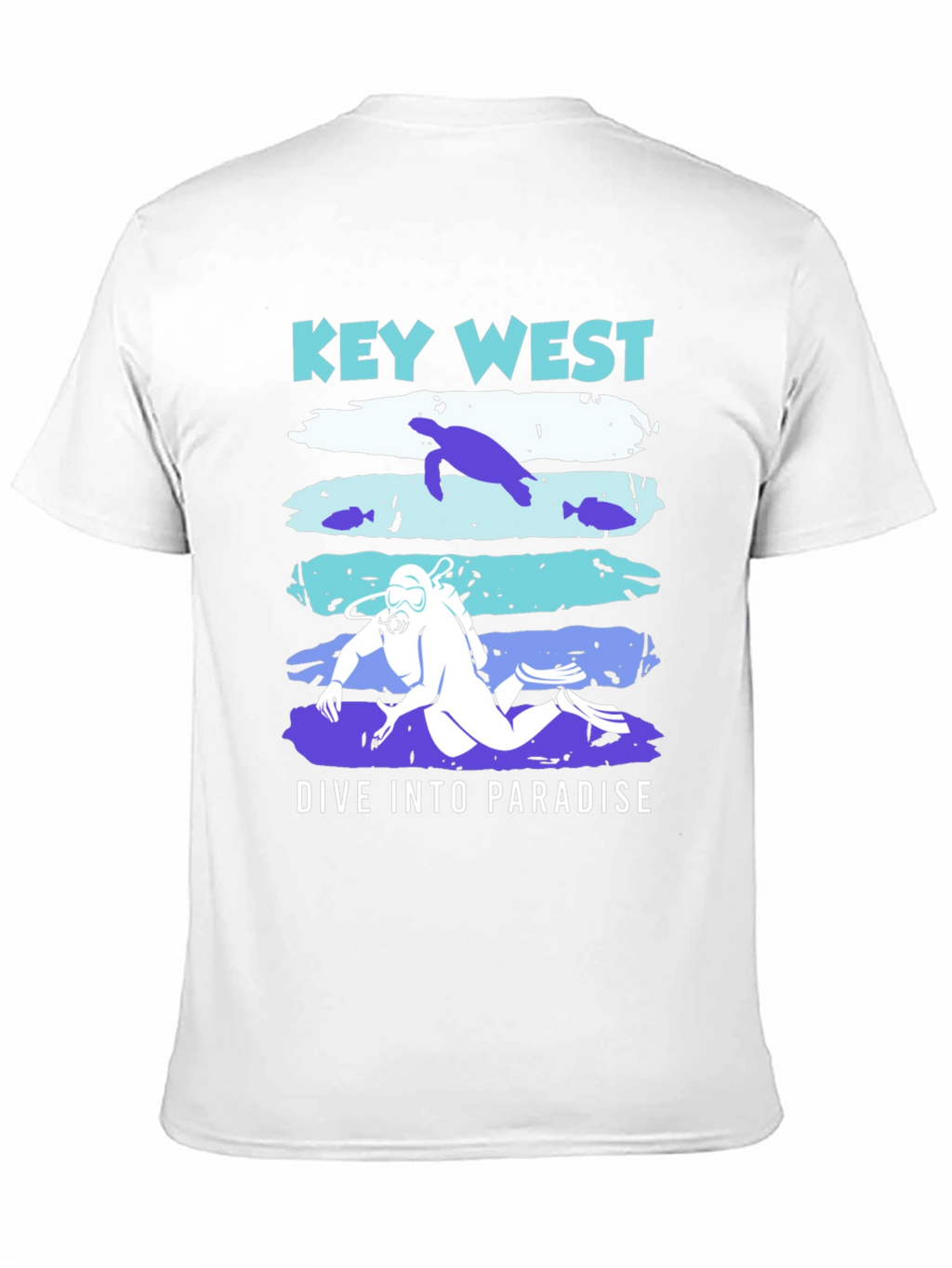 Key West Dive Into Paradise Graphic T-Shirt