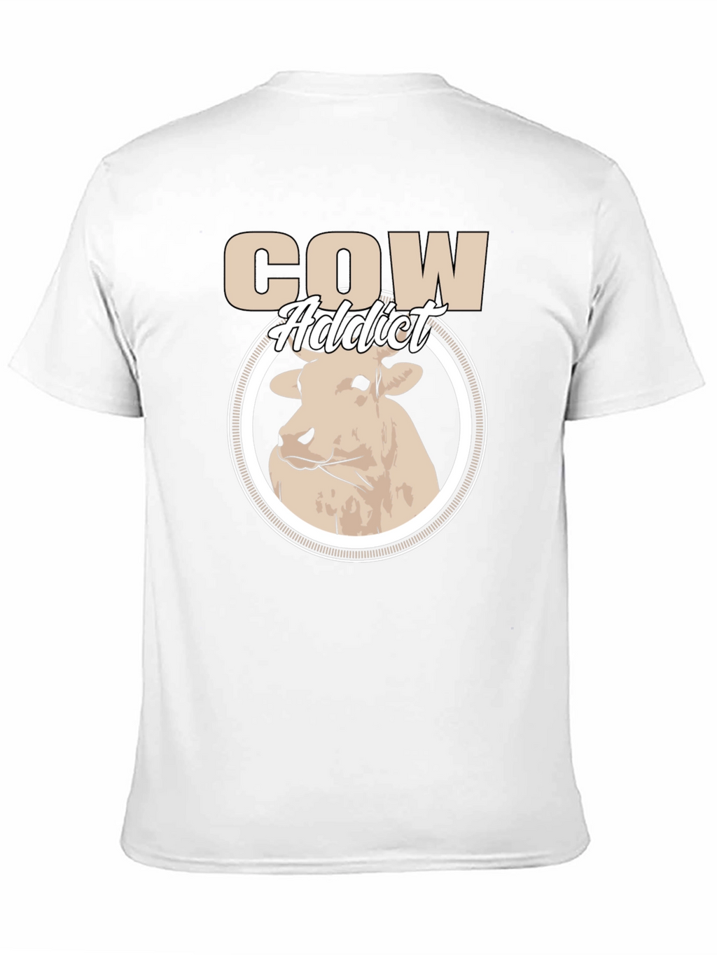 Cow Addict Graphic T-Shirt - Stylish Animal Lover Tee