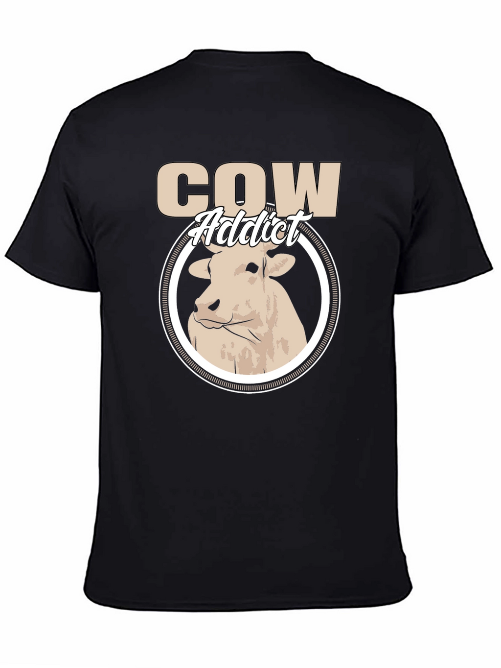 Cow Addict Graphic T-Shirt - Stylish Animal Lover Tee