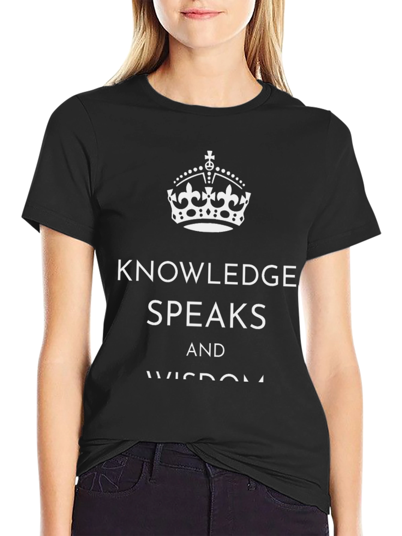Knowledge Speaks Wisdom Listens T-Shirt