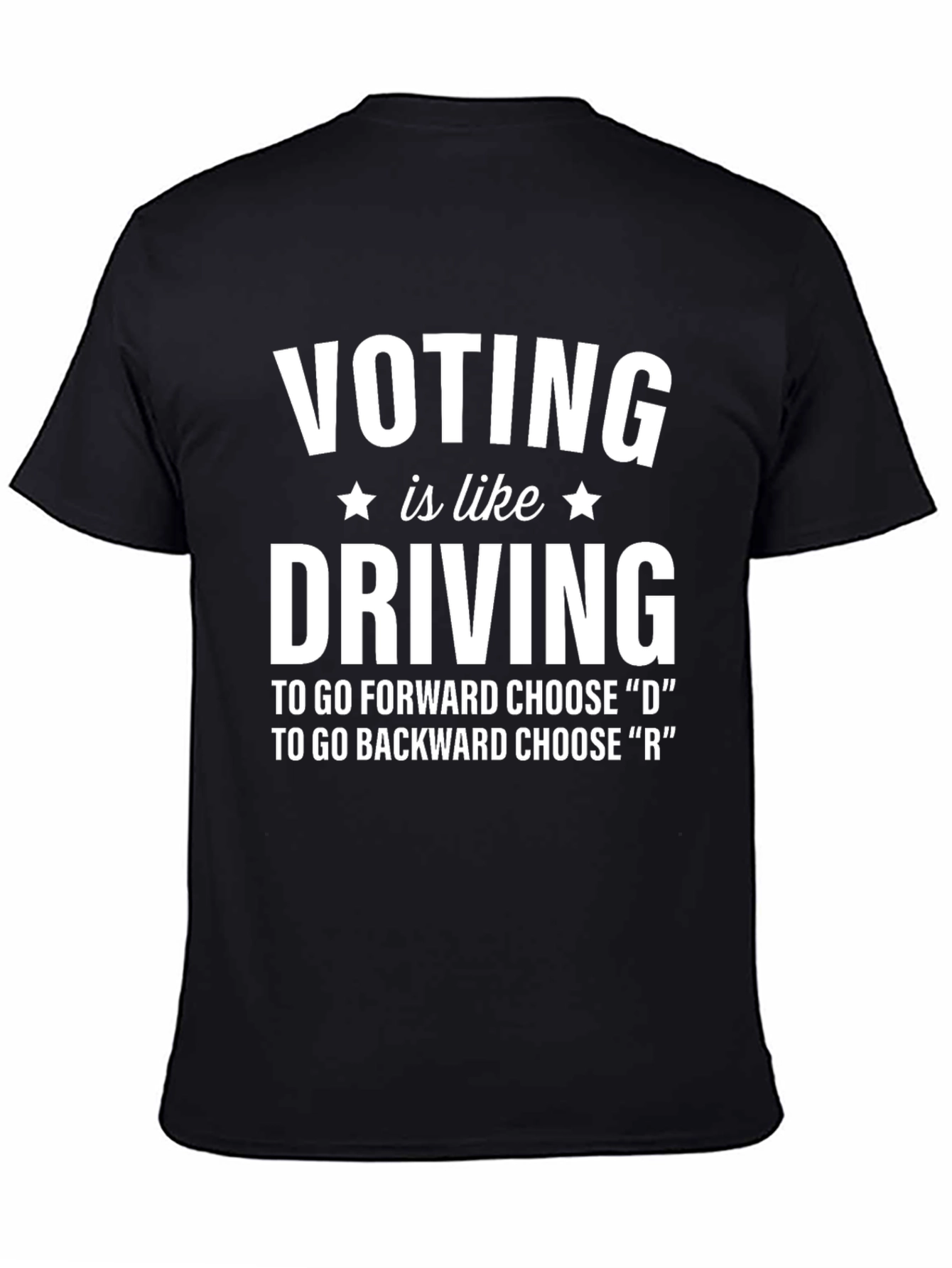 Vote Driving Black T-Shirt