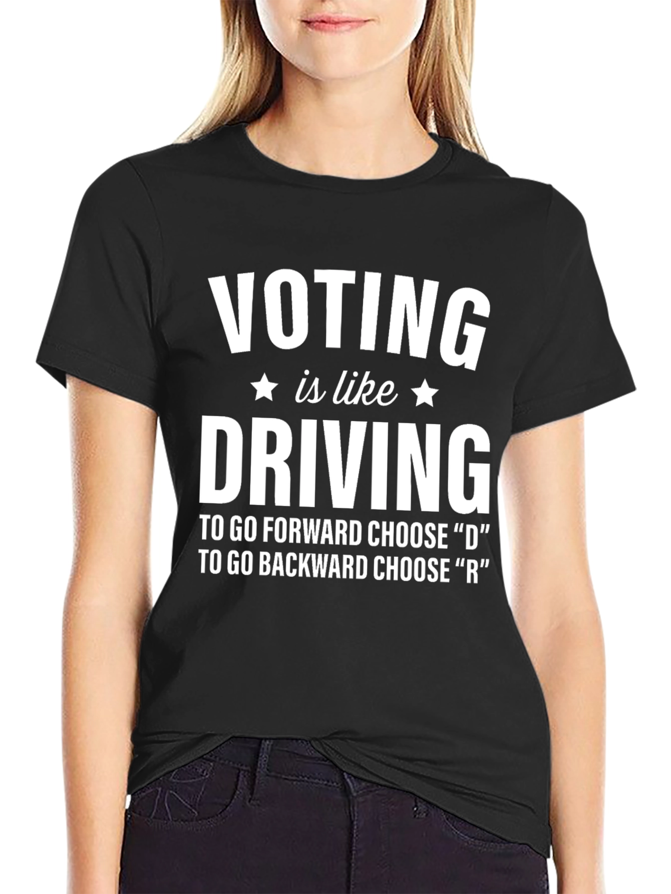 Vote Driving Black T-Shirt