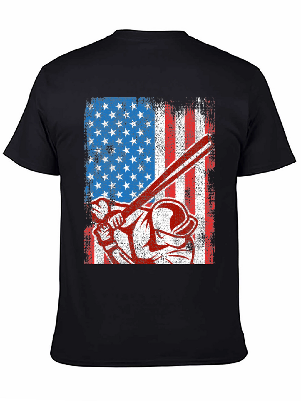American Baseball Patriotic T-Shirt