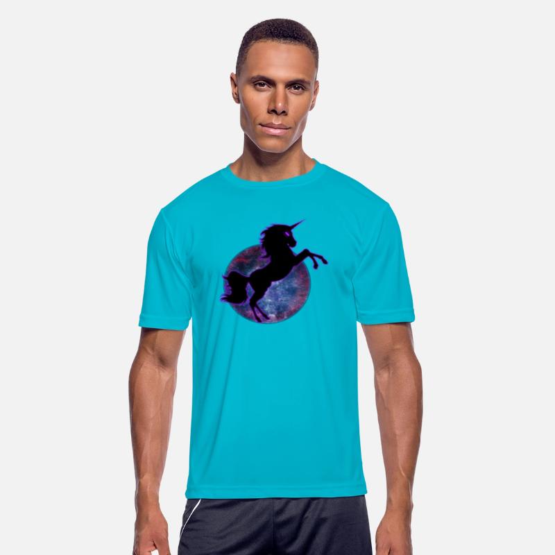 A creative black horse shirt