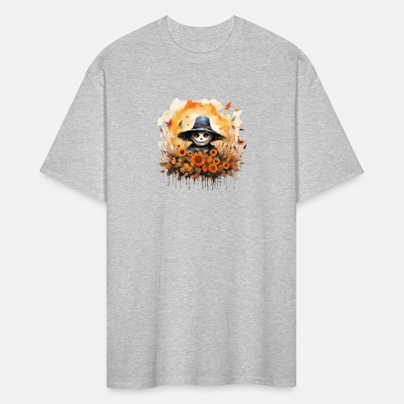 a friendly scarecrow