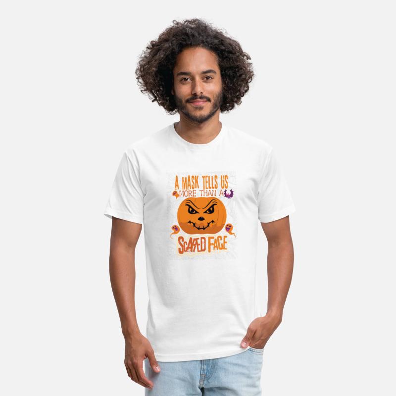 a mask tells us more than a scared face