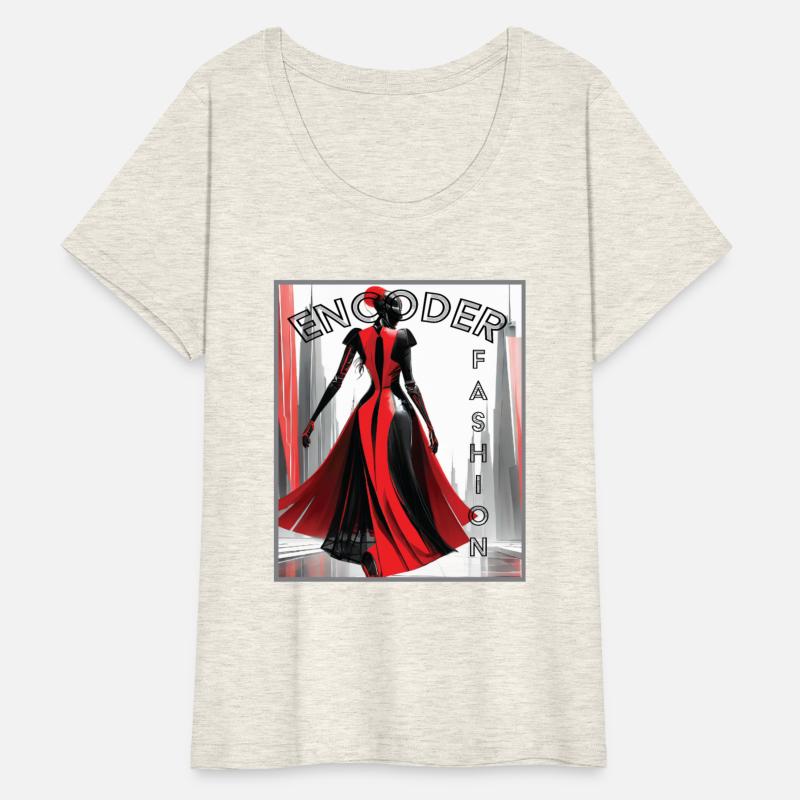 A Super Cute Elegant Fashion Graphic T-shirt Woman