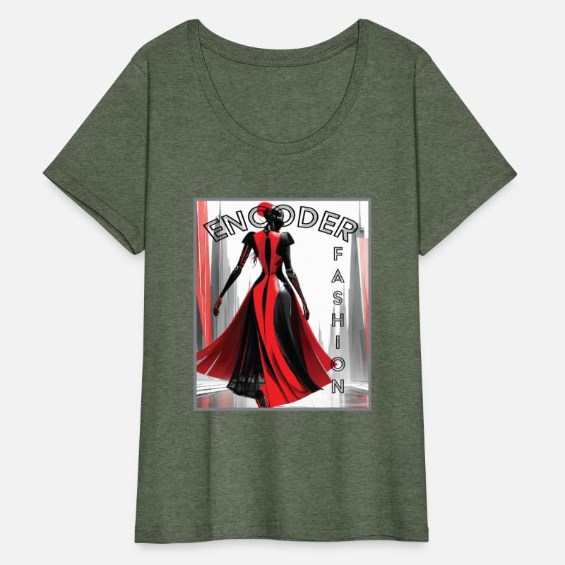 A Super Cute Elegant Fashion Graphic T-shirt Woman