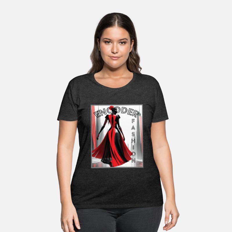 A Super Cute Elegant Fashion Graphic T-shirt Woman