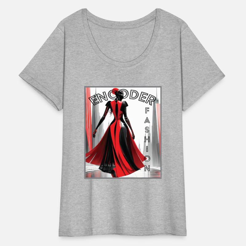 A Super Cute Elegant Fashion Graphic T-shirt Woman