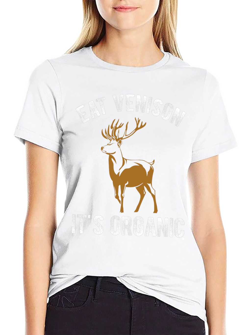 Eat Venison Its Organic Graphic T-Shirt