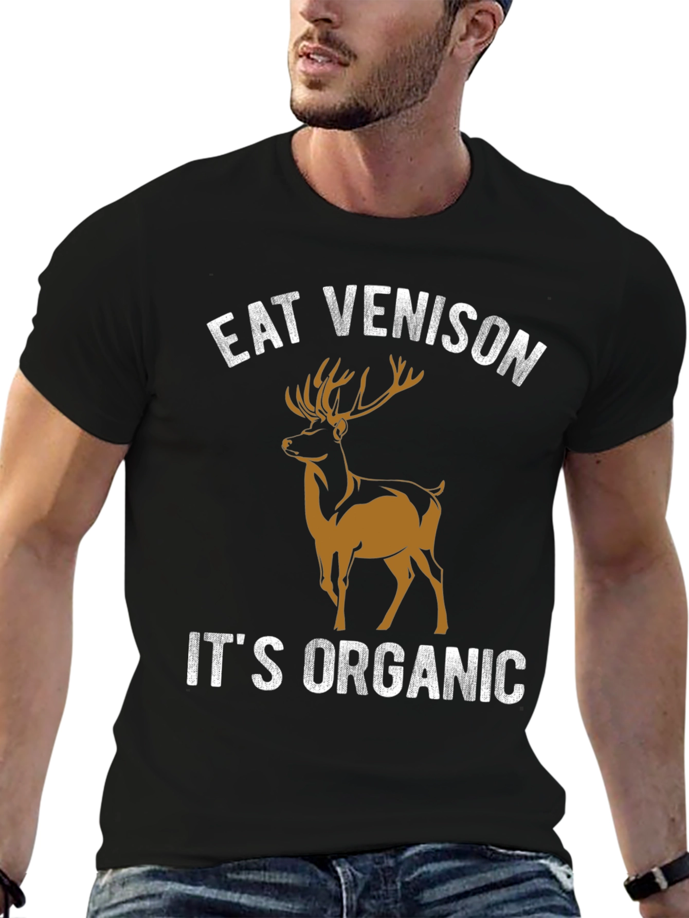 Eat Venison Its Organic Graphic T-Shirt