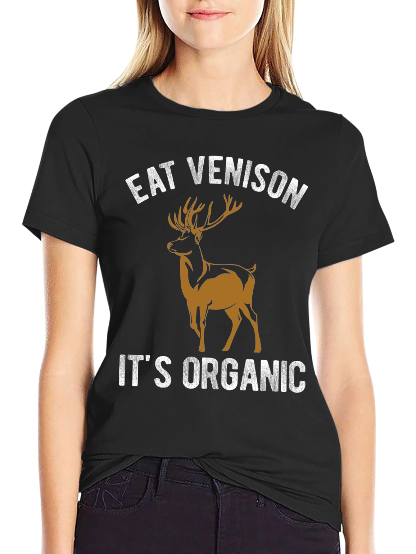 Eat Venison Its Organic Graphic T-Shirt