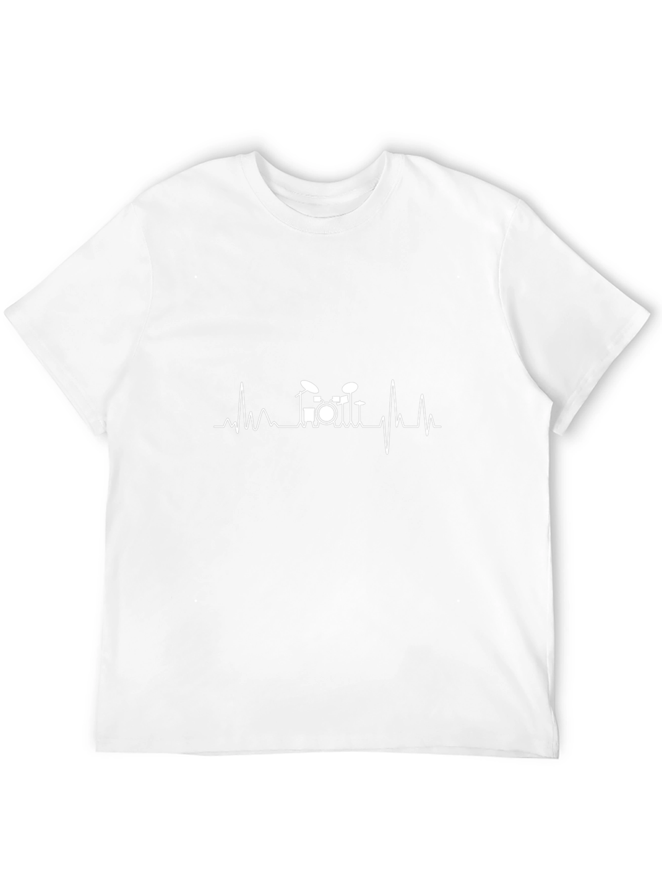 Drumbeat Heartbeat T-Shirt - Music Lover Tee