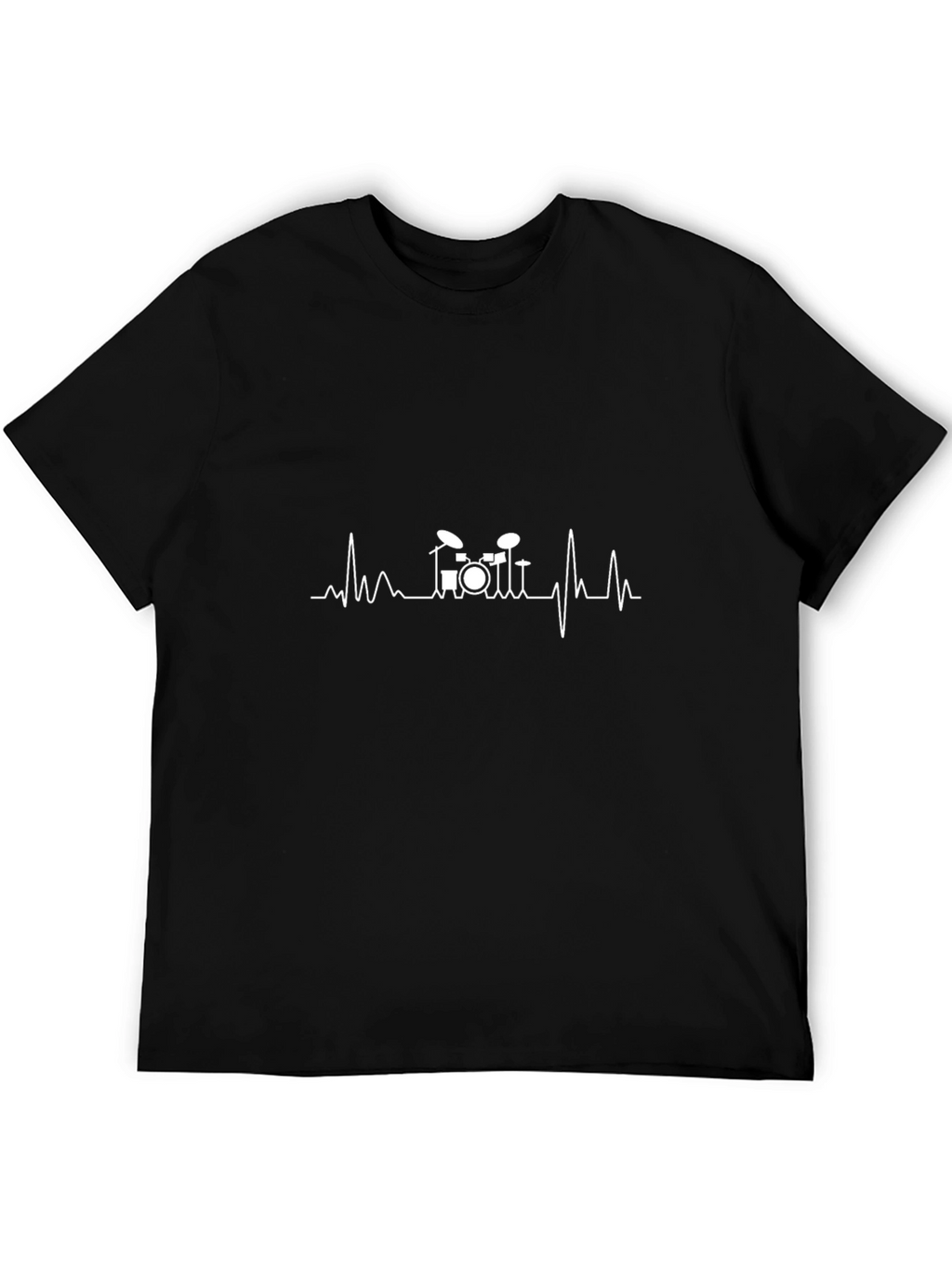 Drumbeat Heartbeat T-Shirt - Music Lover Tee