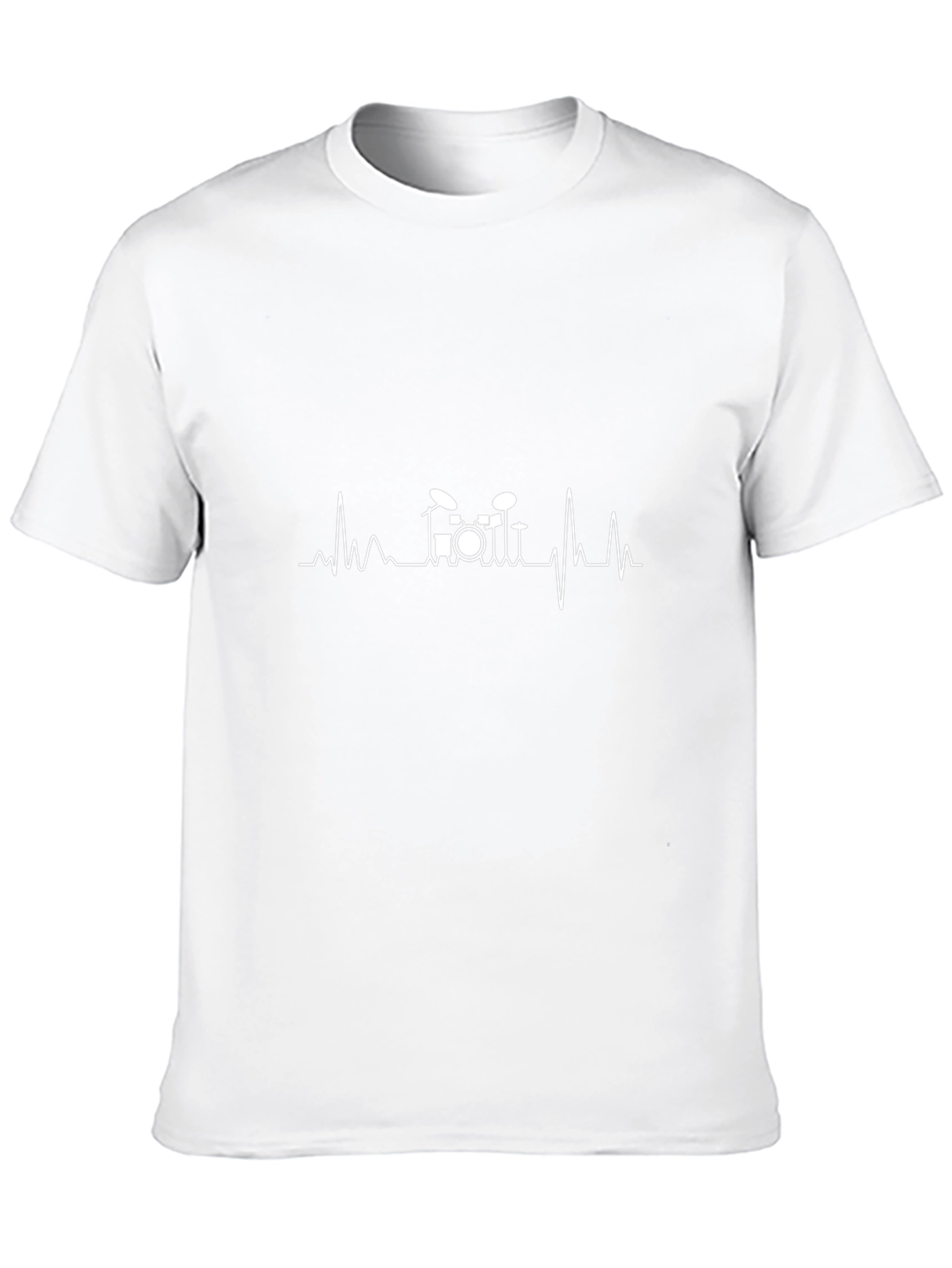 Drumbeat Heartbeat T-Shirt - Music Lover Tee