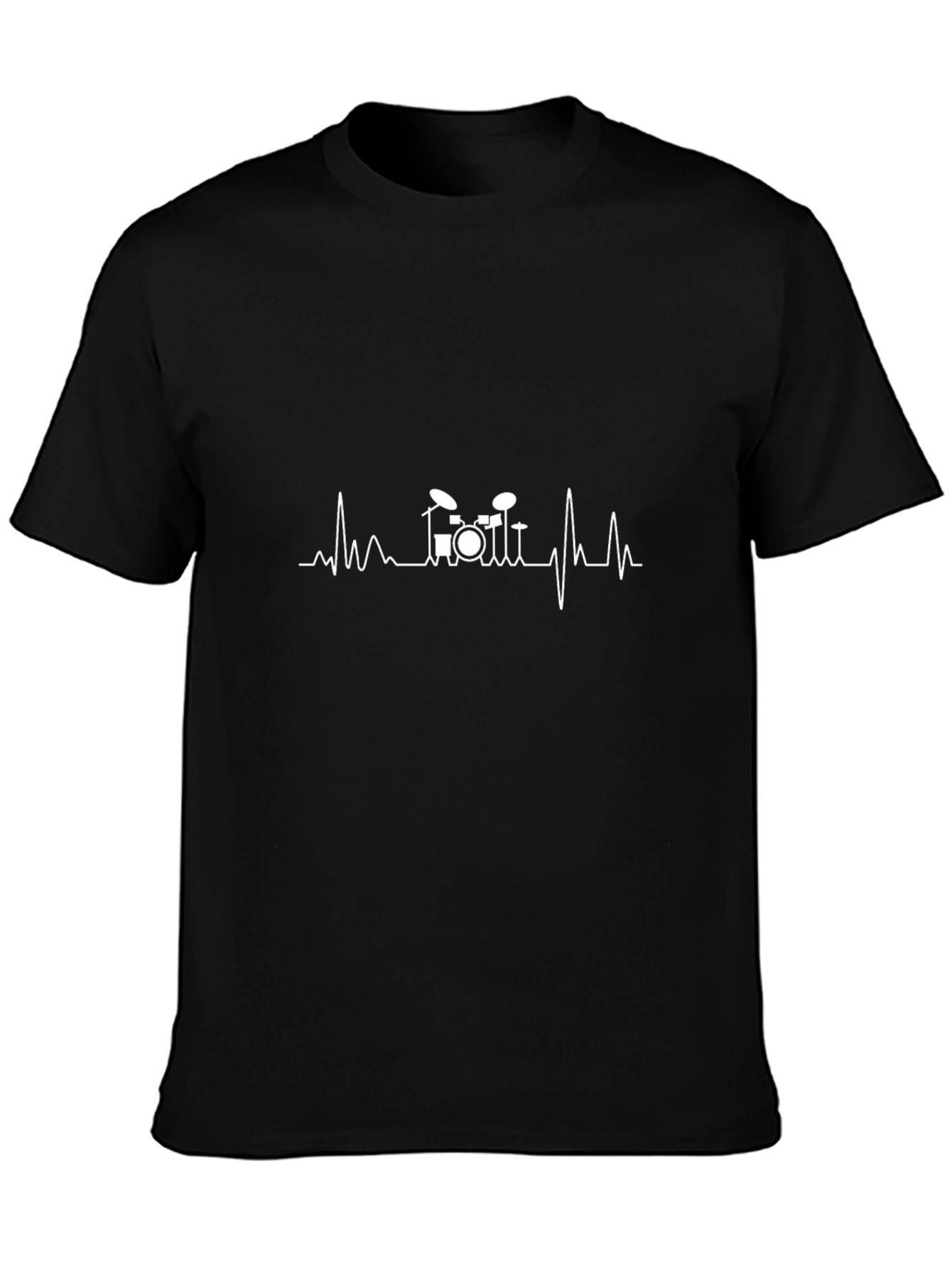 Drumbeat Heartbeat T-Shirt - Music Lover Tee