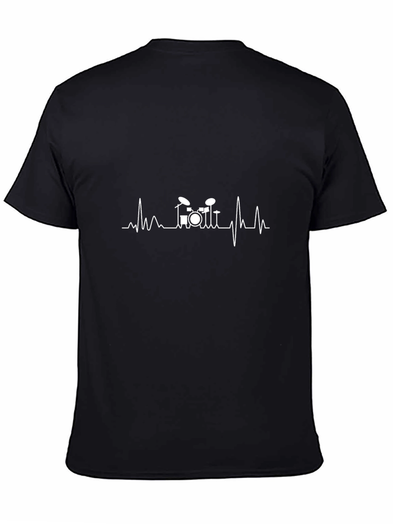 Drumbeat Heartbeat T-Shirt - Music Lover Tee