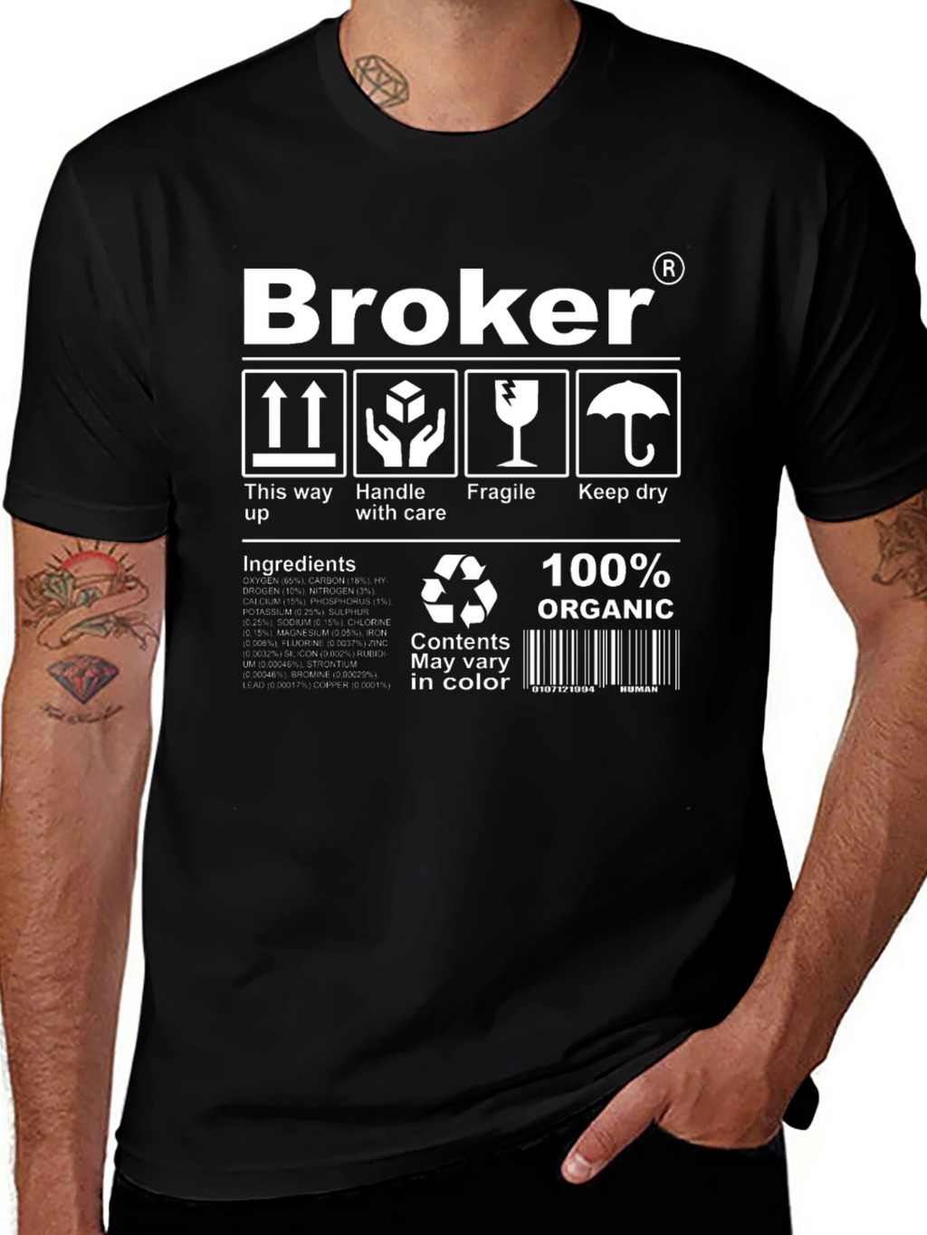 Broker Organic Graphic T-Shirt