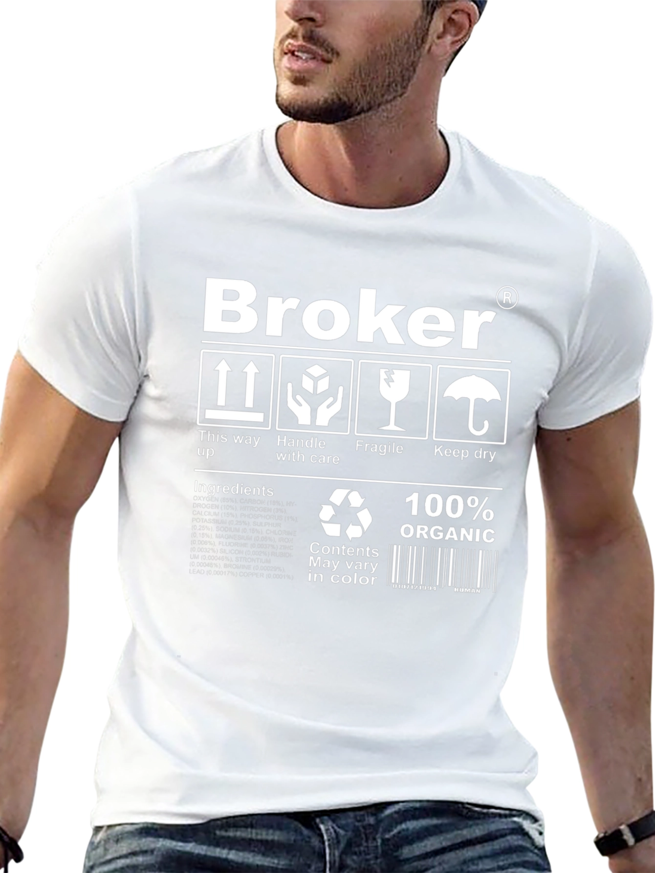 Broker Organic Graphic T-Shirt