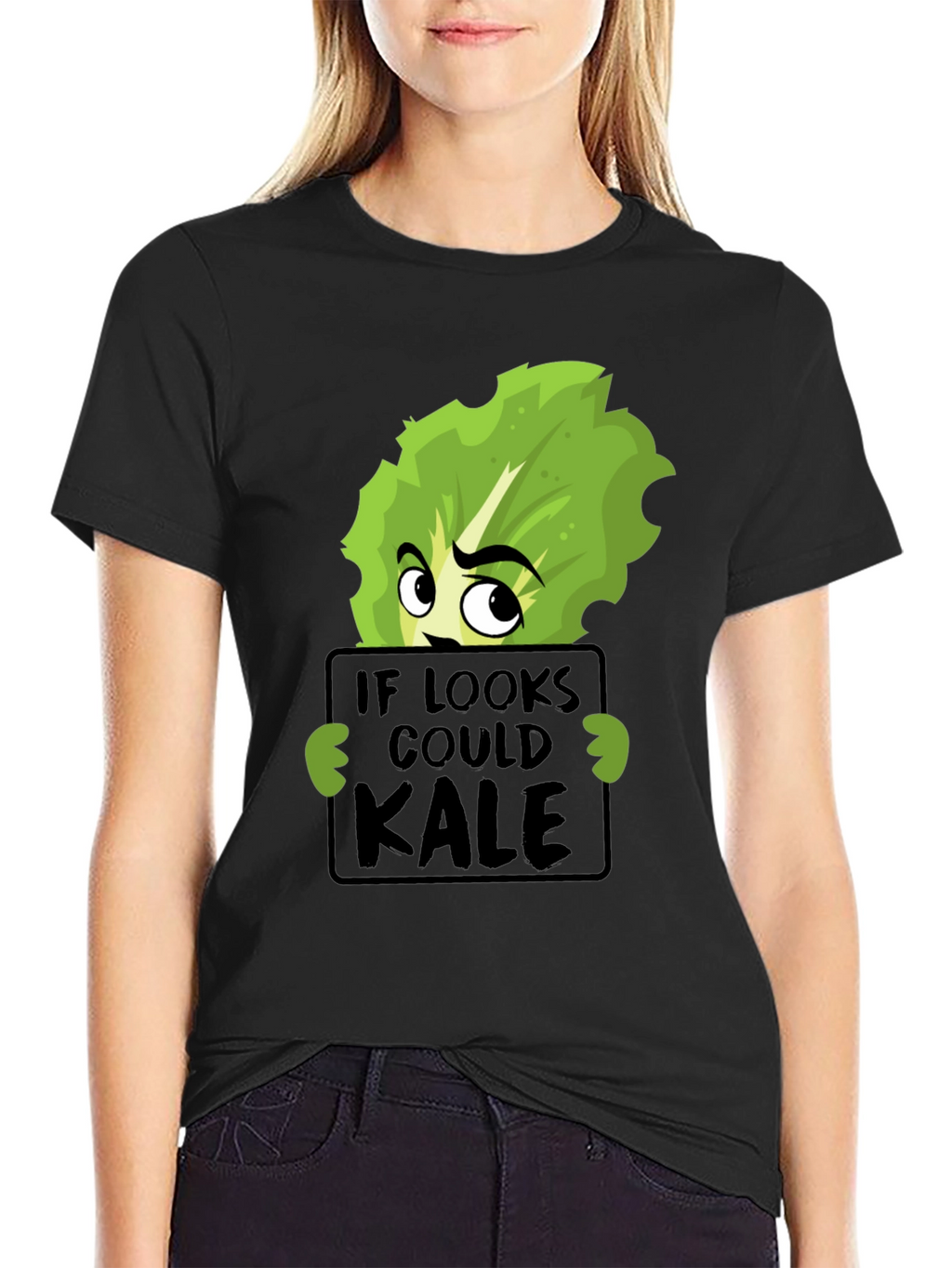 If Looks Could Kale Funny Graphic T-Shirt