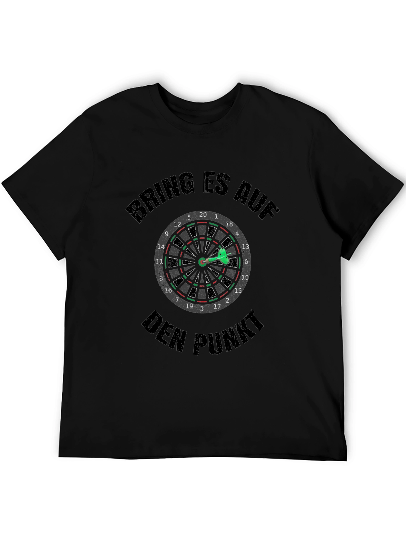 Darts T-Shirt - Bring Es Auf Den Punkt