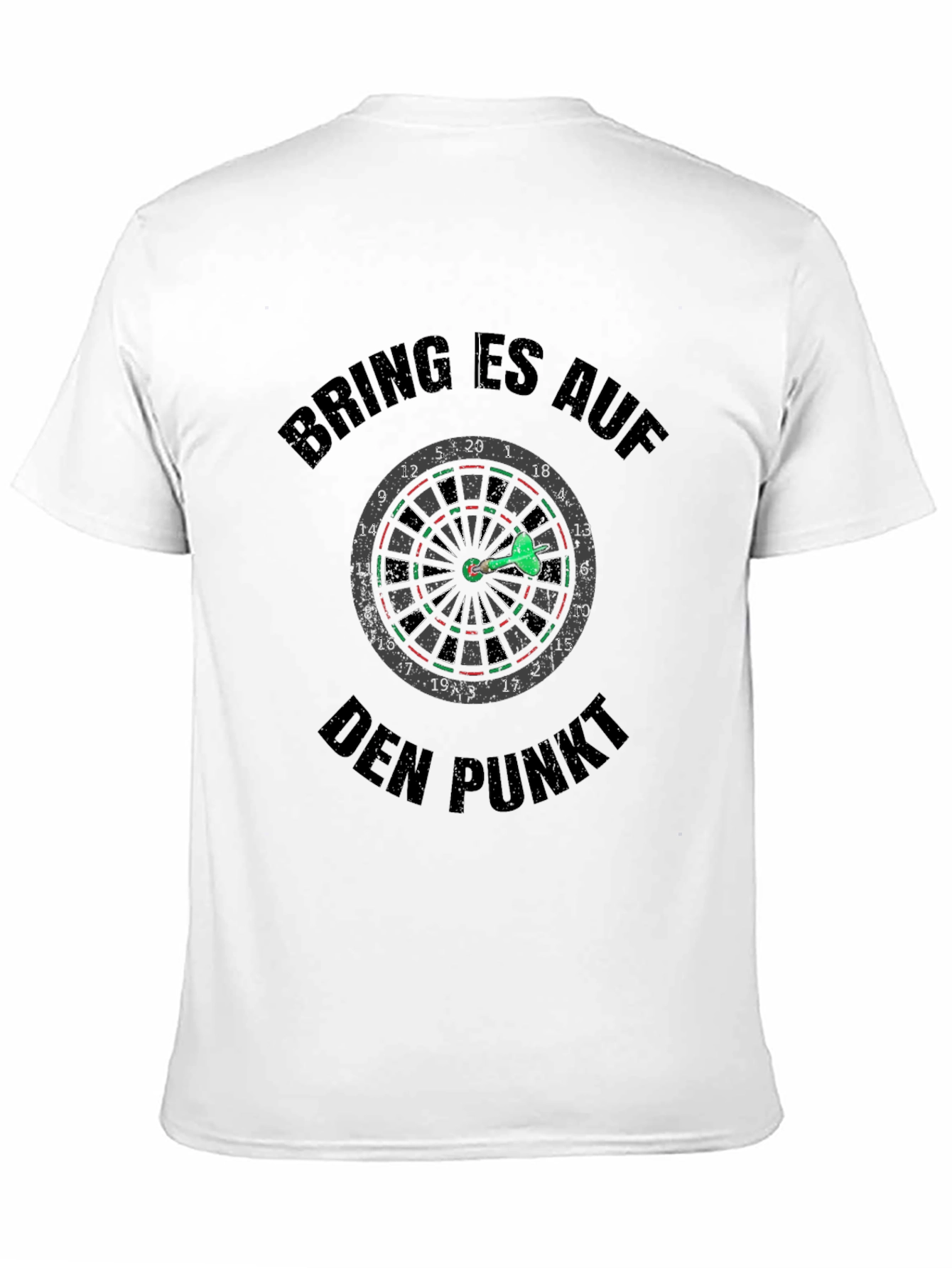 Darts T-Shirt - Bring Es Auf Den Punkt