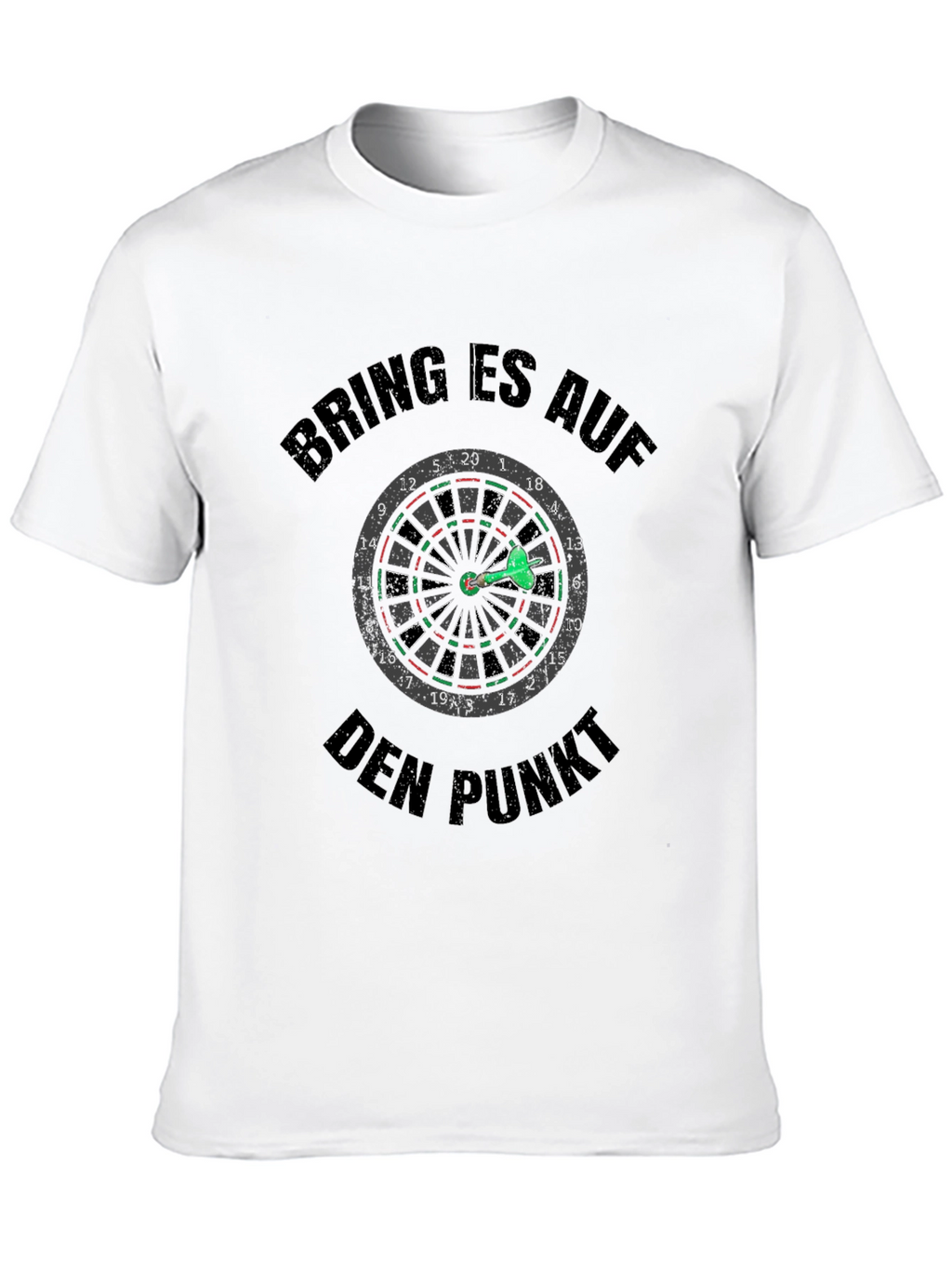 Darts T-Shirt - Bring Es Auf Den Punkt