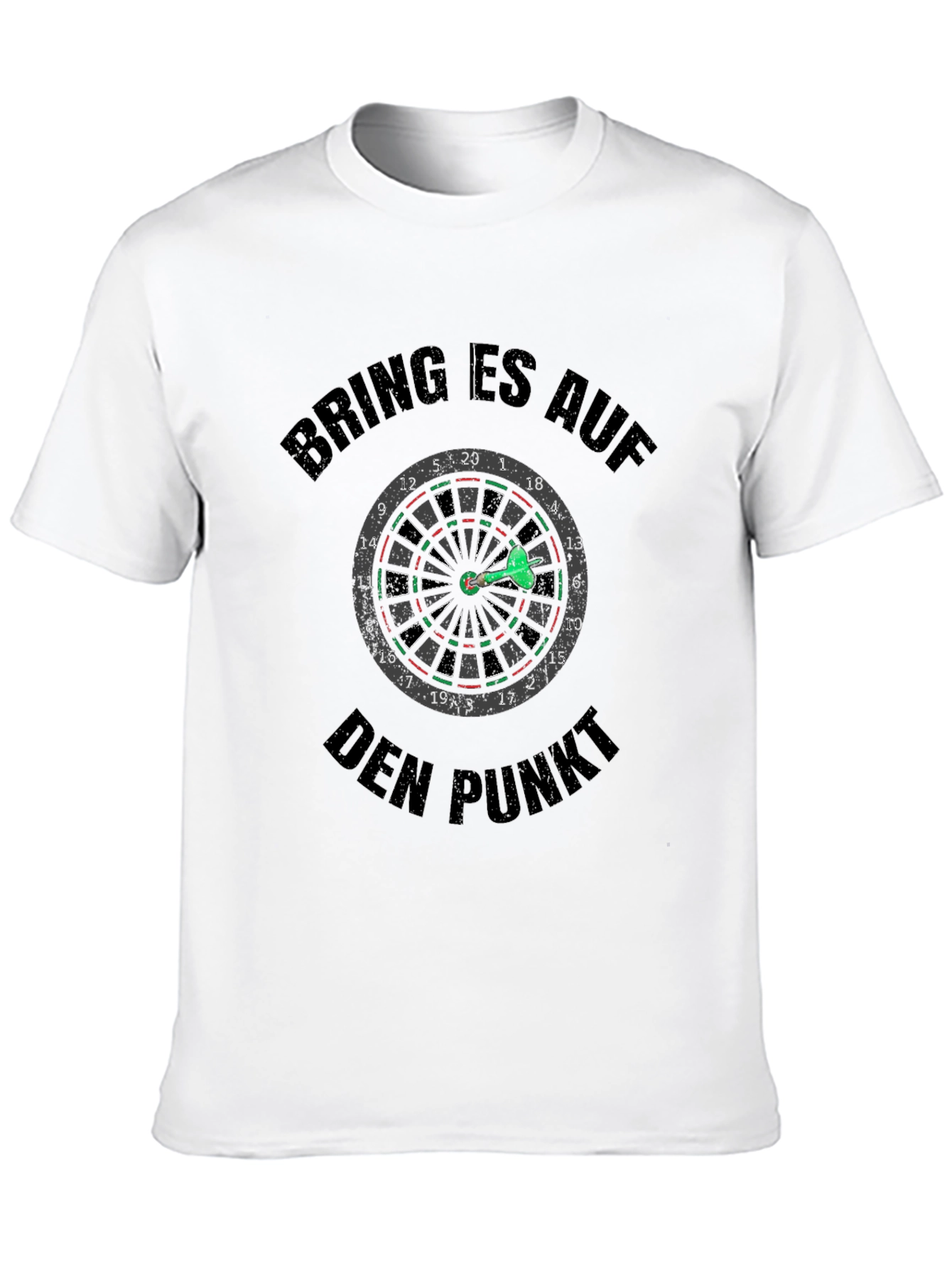 Darts T-Shirt - Bring Es Auf Den Punkt