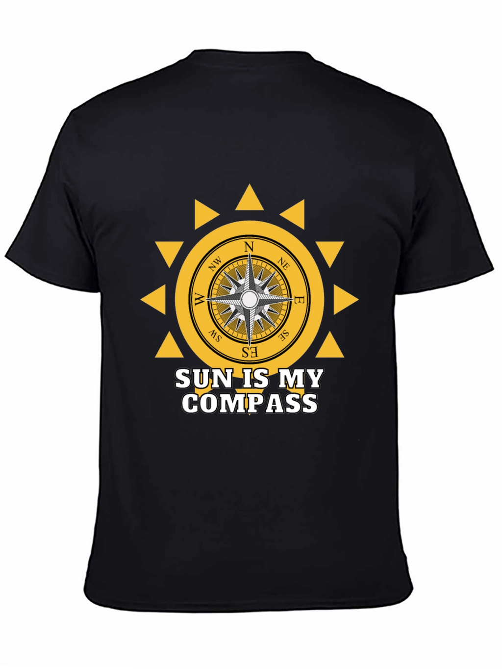 Sun Compass Graphic Tee - Adventure Awaits!