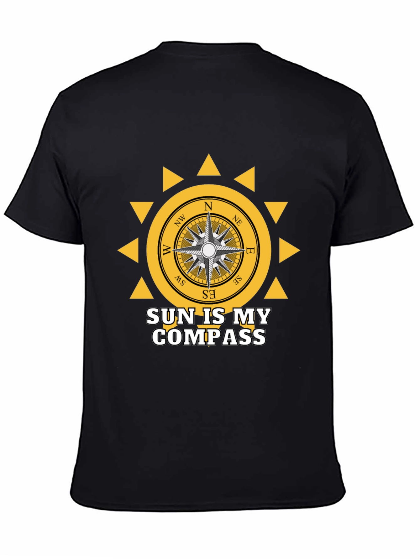 Sun Compass Graphic Tee - Adventure Awaits!