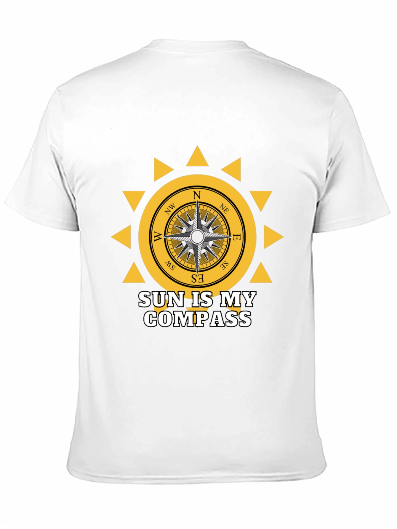 Sun Compass Graphic Tee - Adventure Awaits!