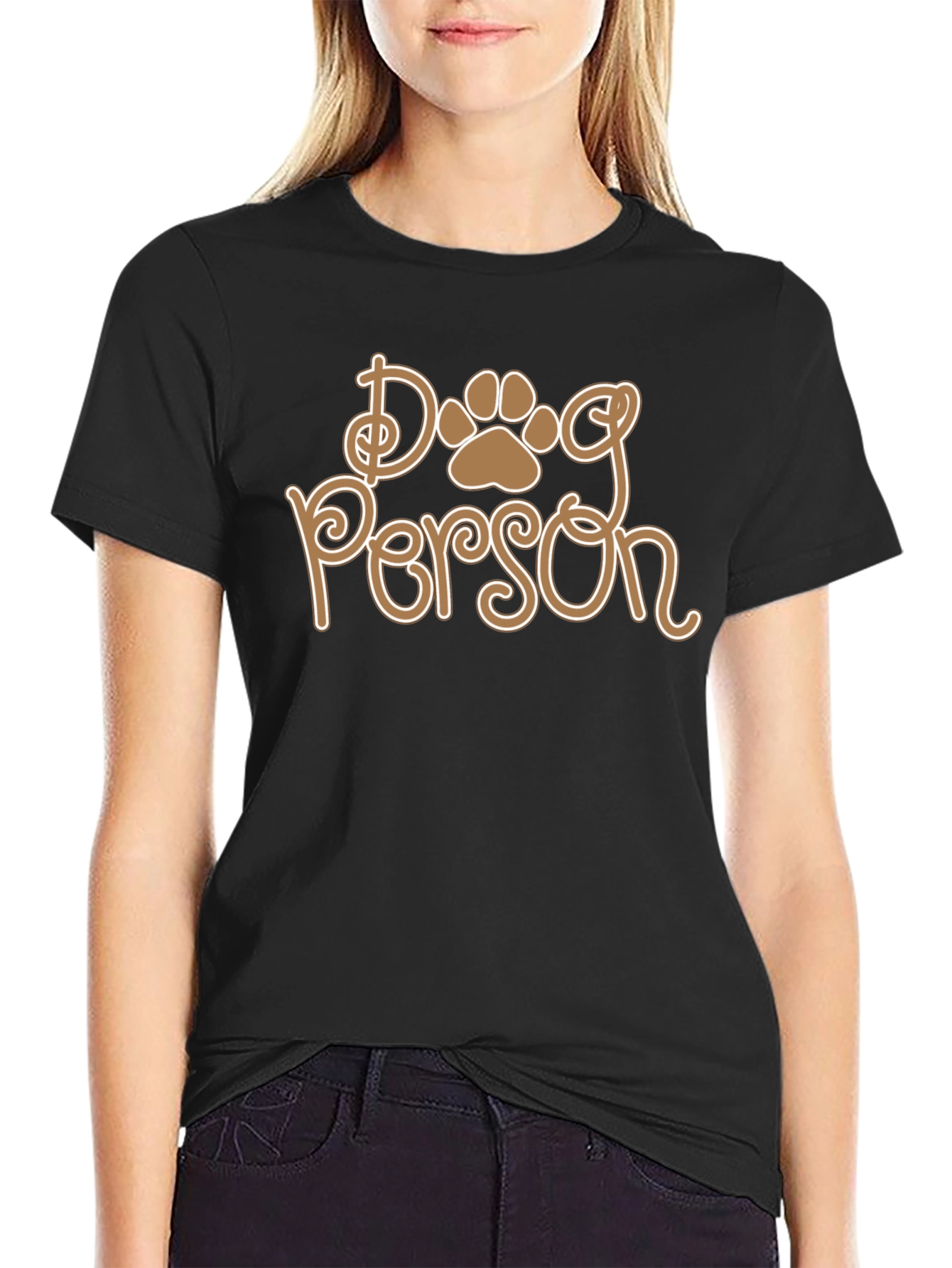 Dog Person Graphic Tee - Soft Cotton Blend Shirt
