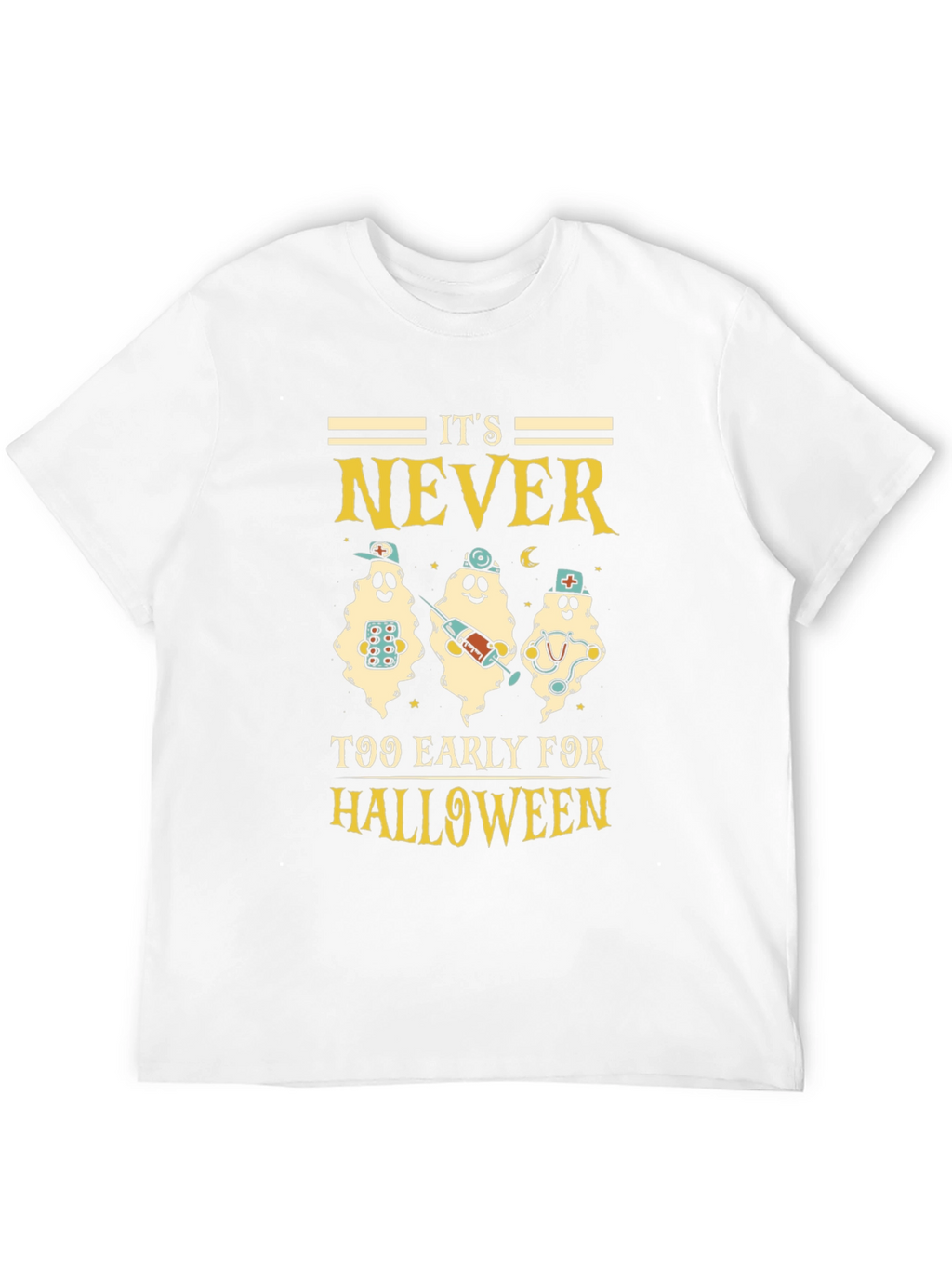 Halloween Ghost Nurse T-Shirt