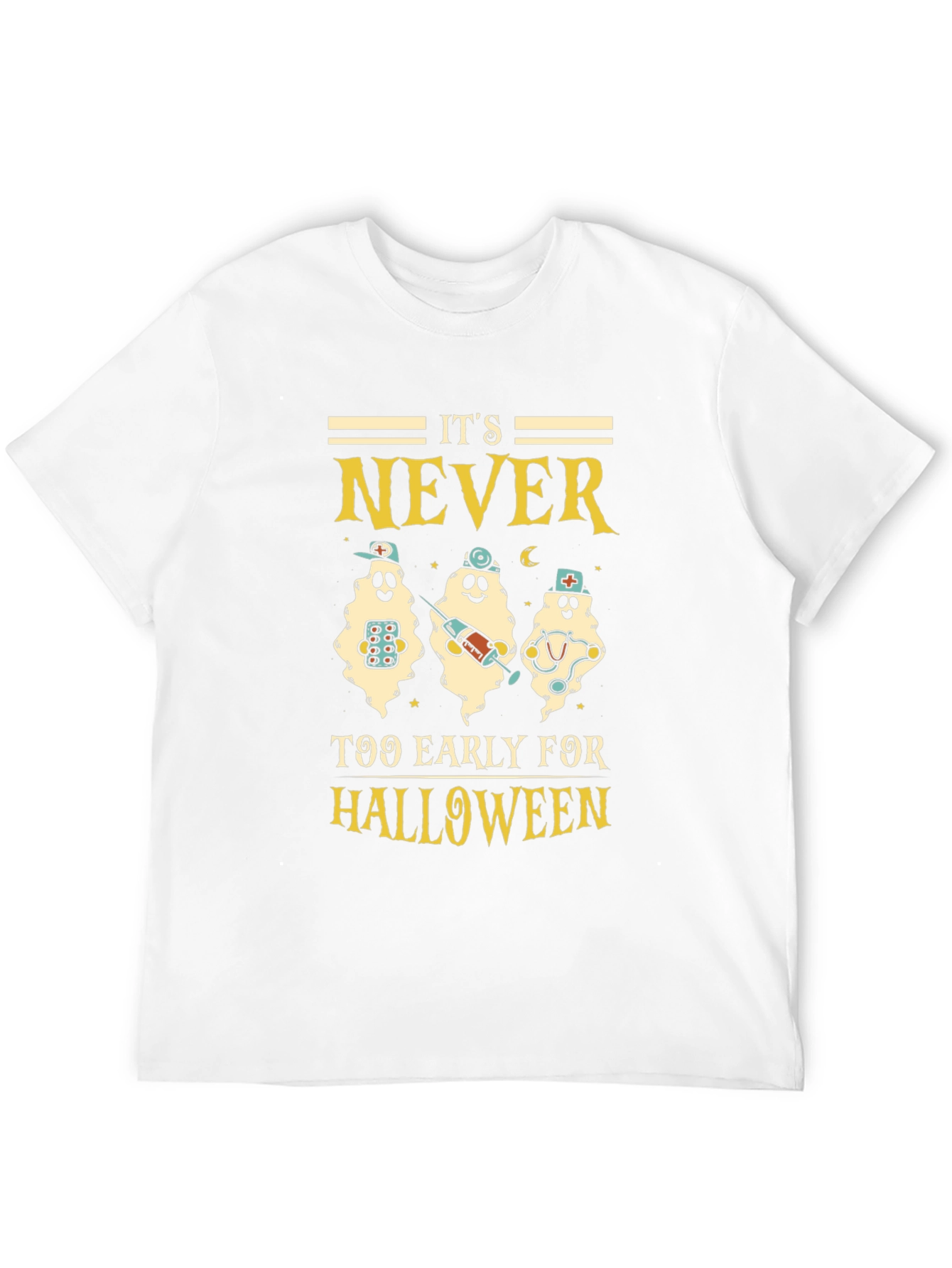 Halloween Ghost Nurse T-Shirt