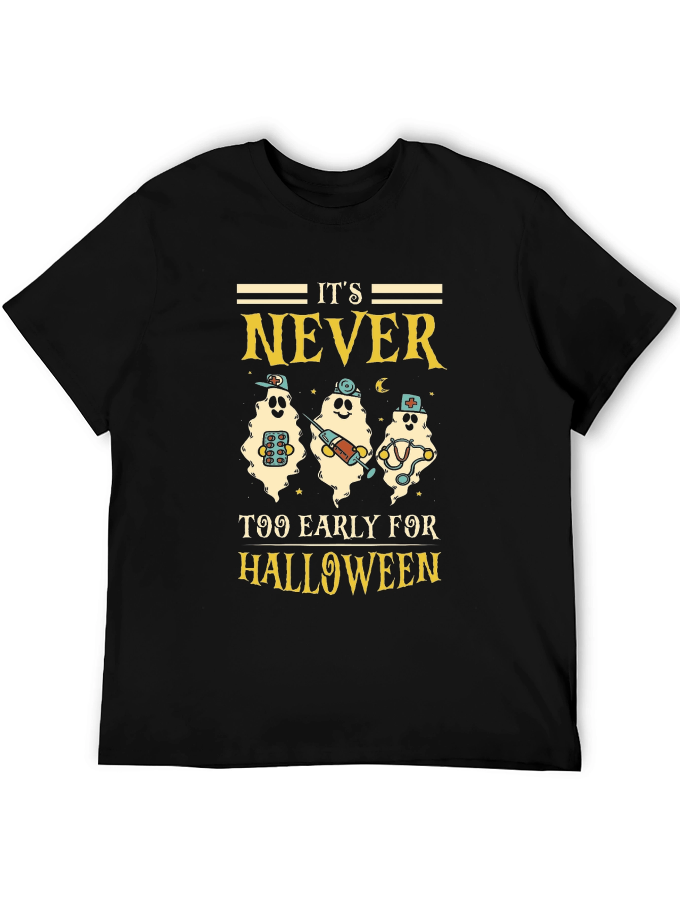 Halloween Ghost Nurse T-Shirt