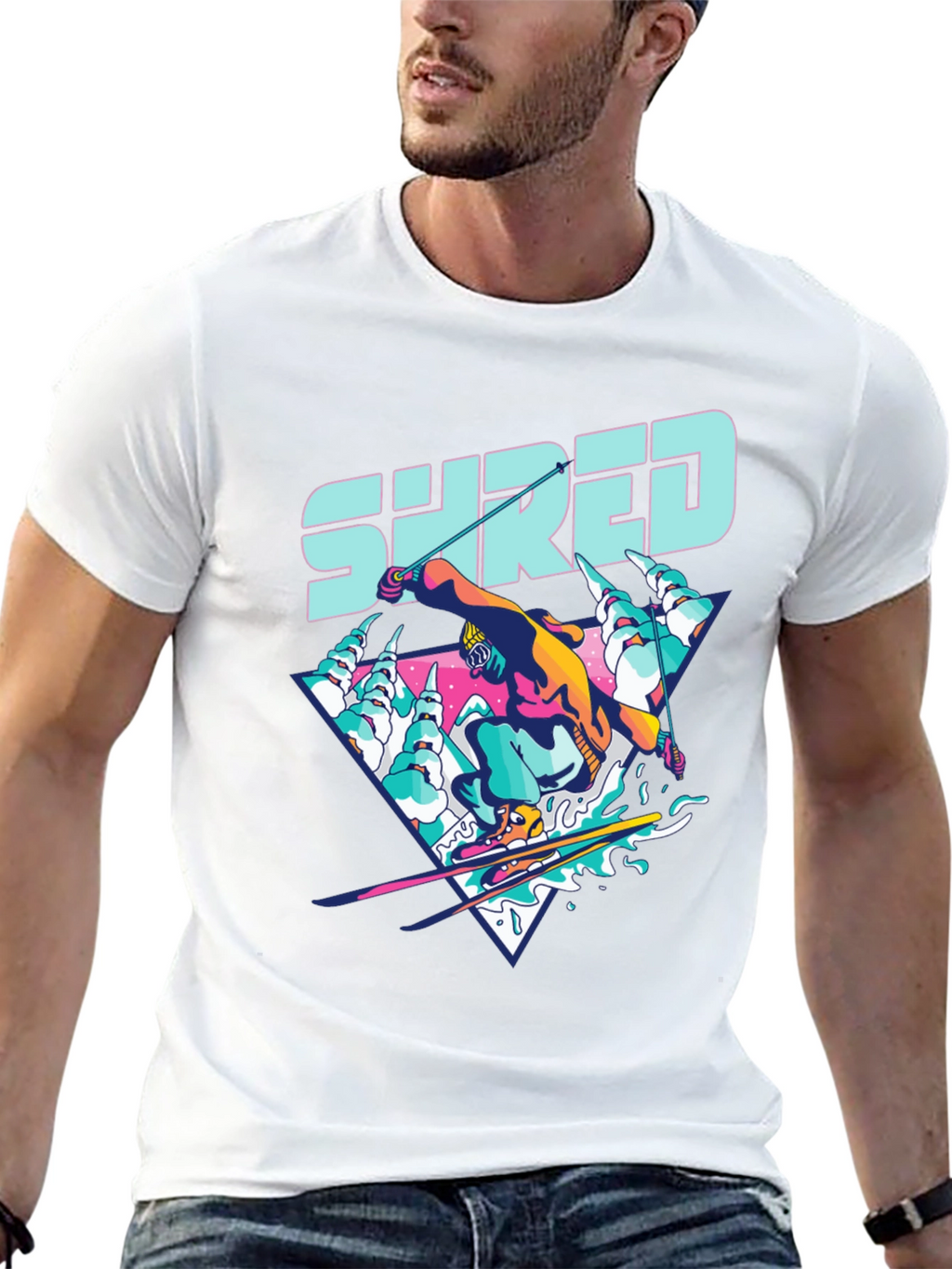 Shred Retro Ski T-Shirt