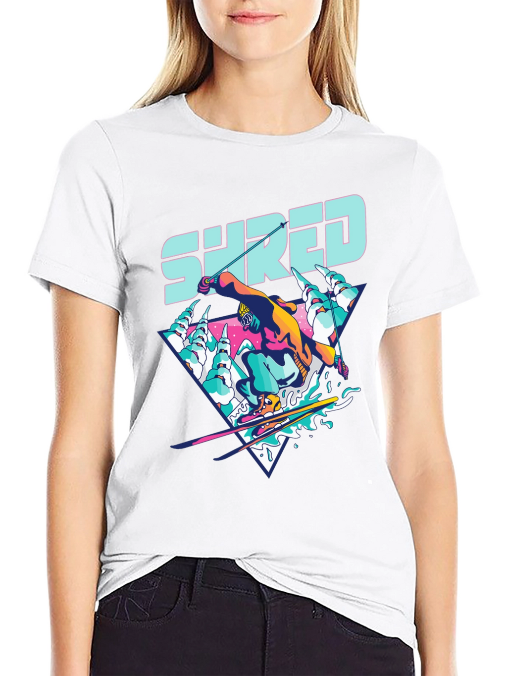 Shred Retro Ski T-Shirt
