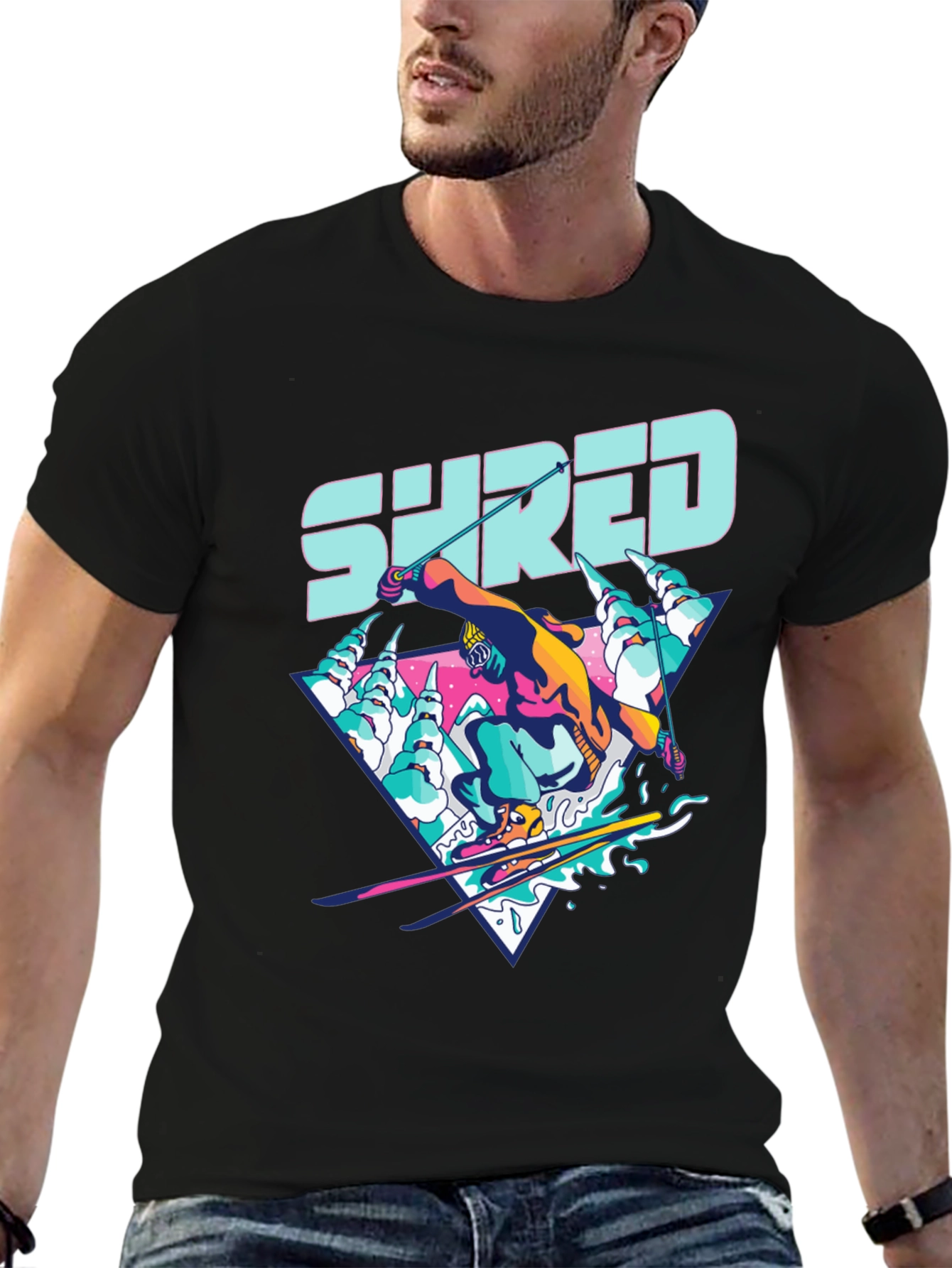 Shred Retro Ski T-Shirt