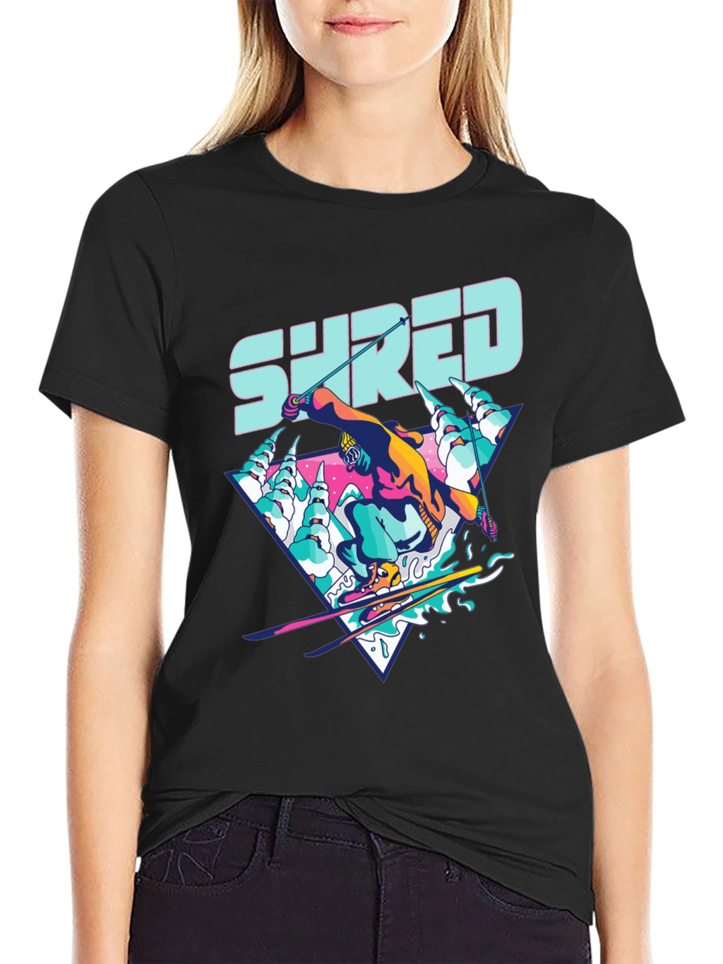 Shred Retro Ski T-Shirt
