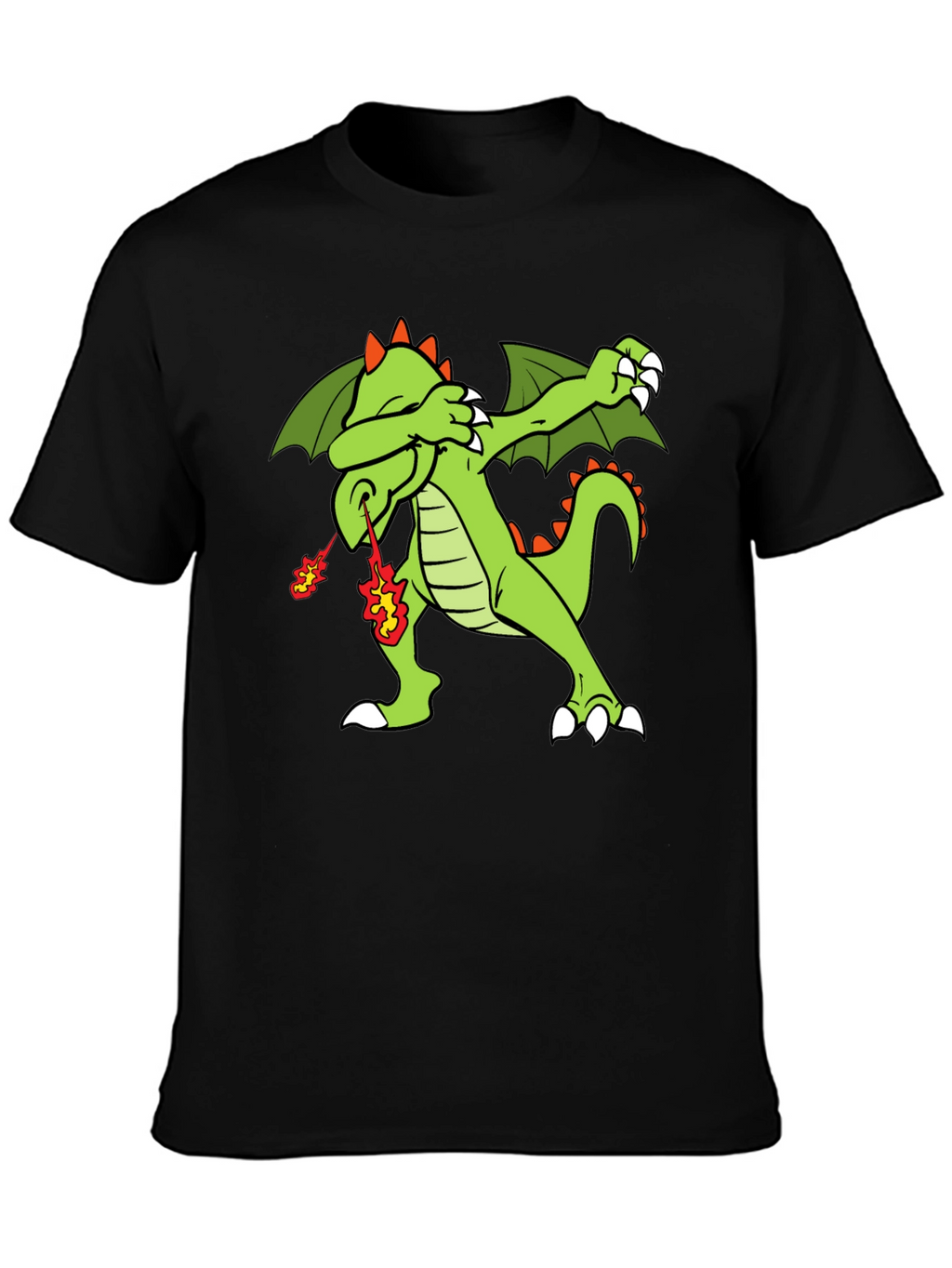 Dabbing Dragon T-Shirt - Fire Breathing Tee