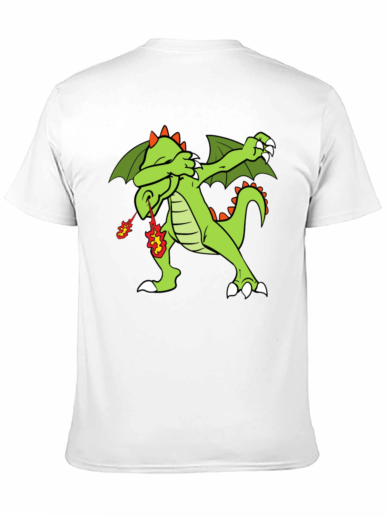 Dabbing Dragon T-Shirt - Fire Breathing Tee