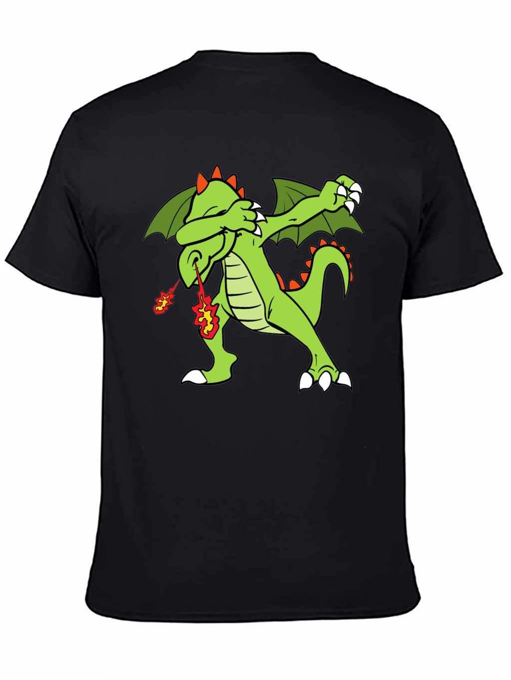 Dabbing Dragon T-Shirt - Fire Breathing Tee