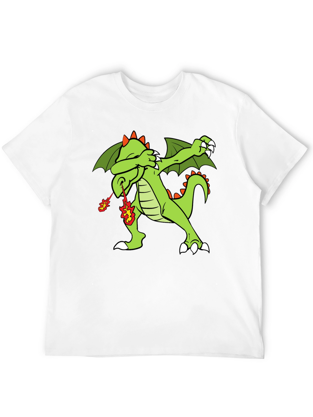 Dabbing Dragon T-Shirt - Fire Breathing Tee