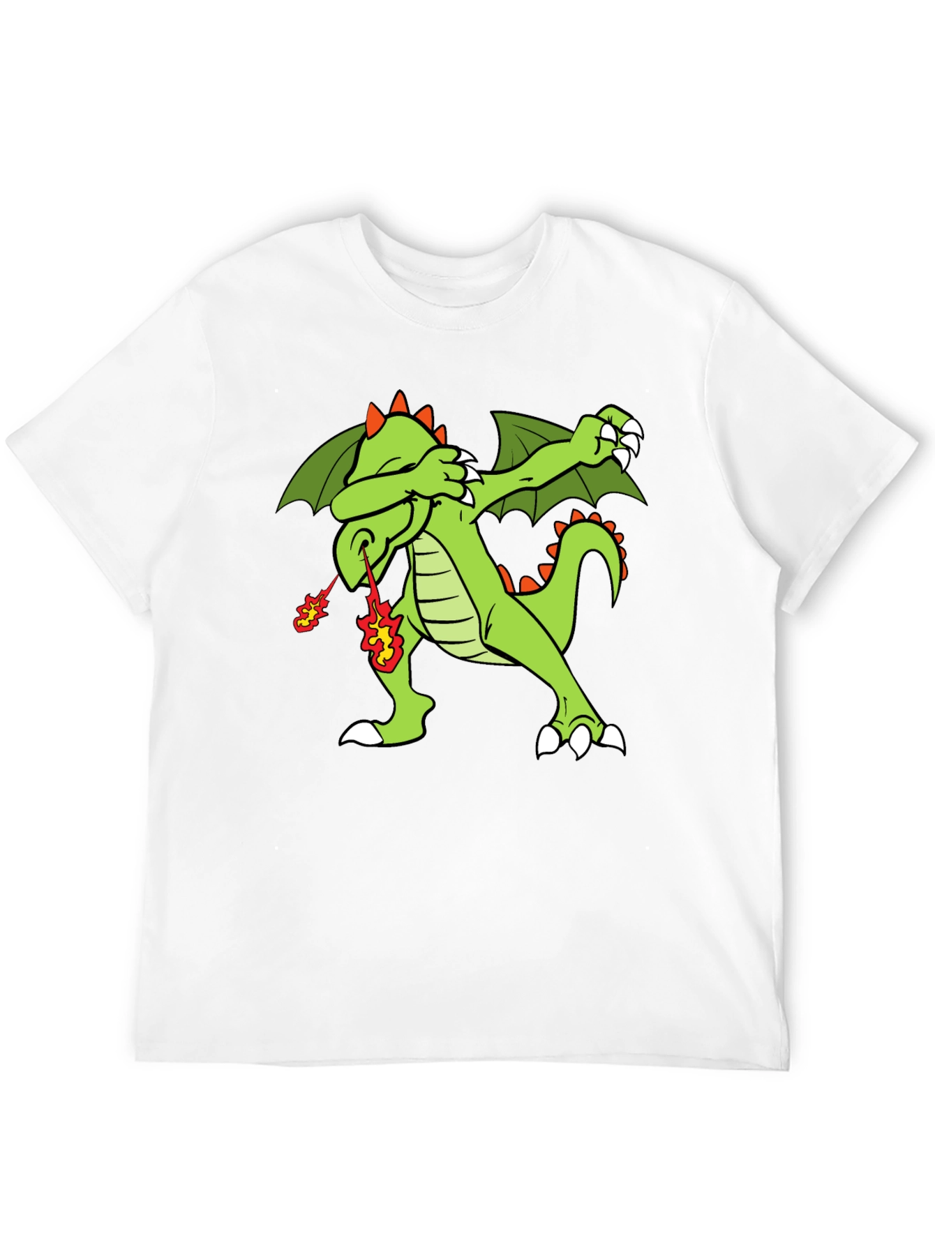 Dabbing Dragon T-Shirt - Fire Breathing Tee