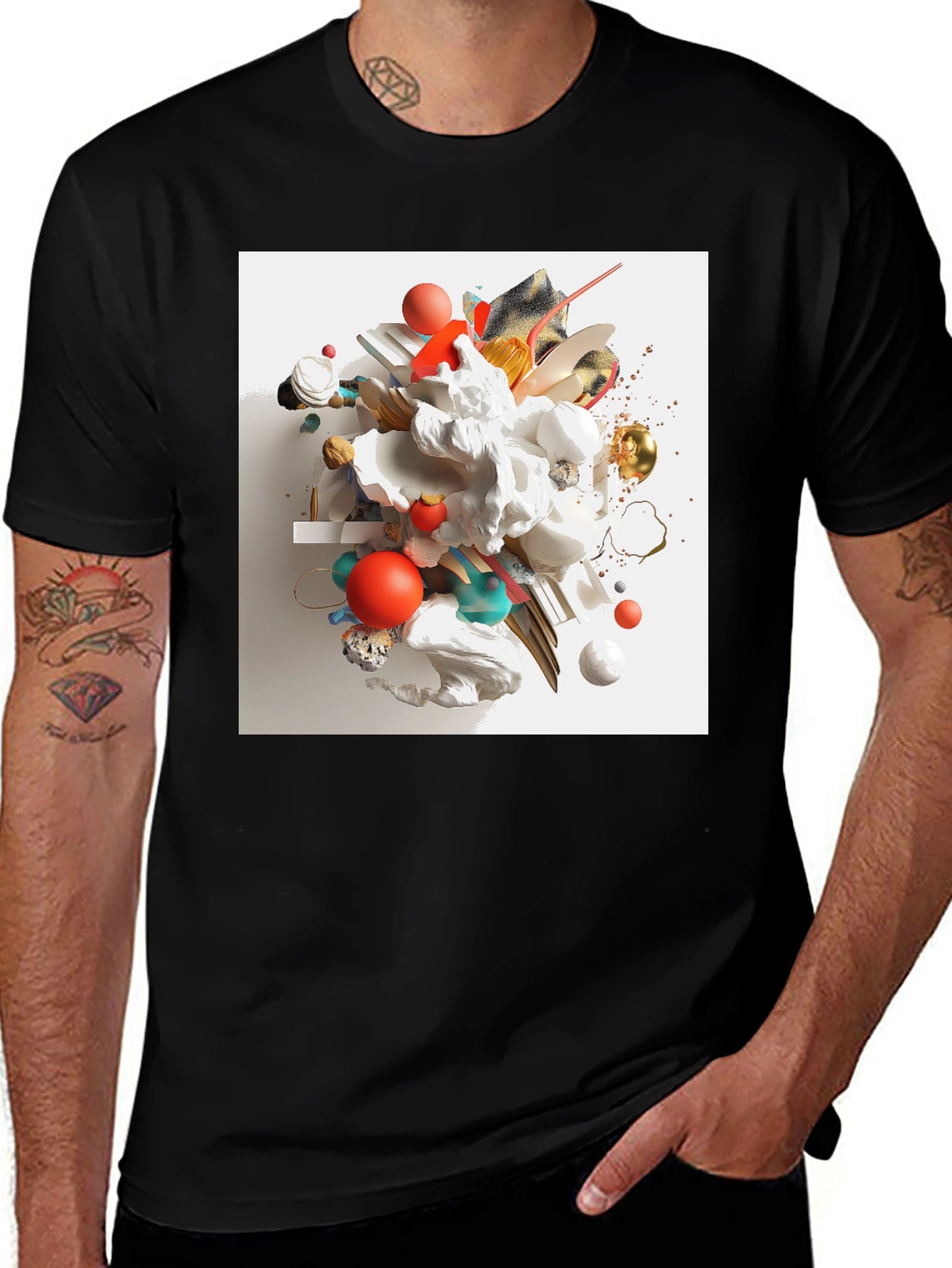 Abstract Art Graphic Tee